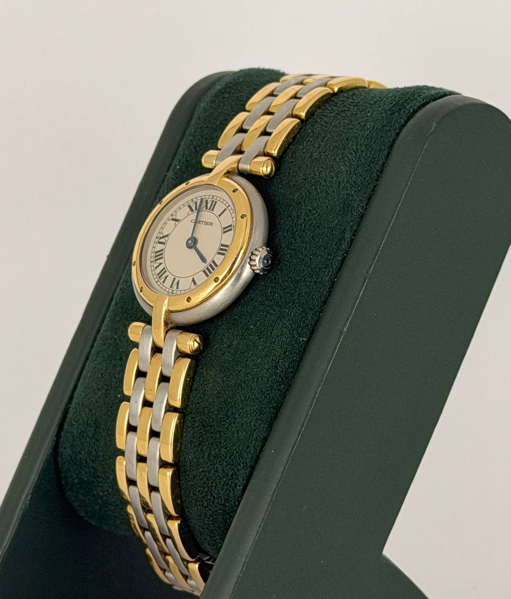 Cartier Panthère 3 Goldreihen nach Revision nur Uhr