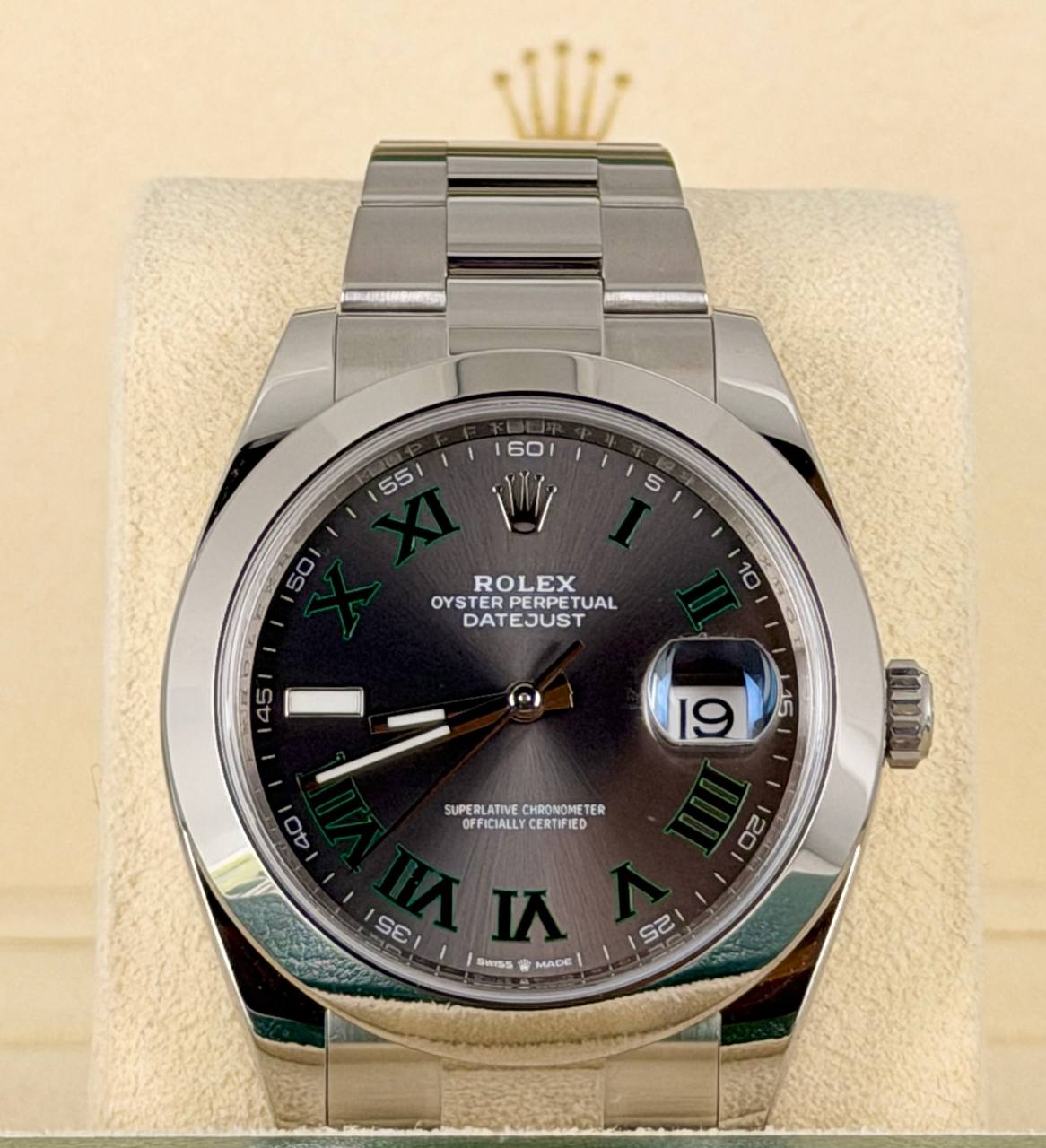Rolex Datejust 41 Wimbledon 2019 Linie Komplettset LC100