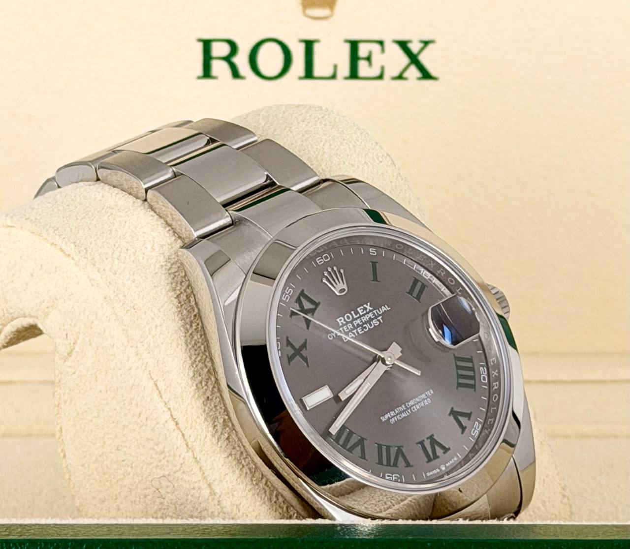 Rolex Datejust 41 Wimbledon 2019 Linie Komplettset LC100