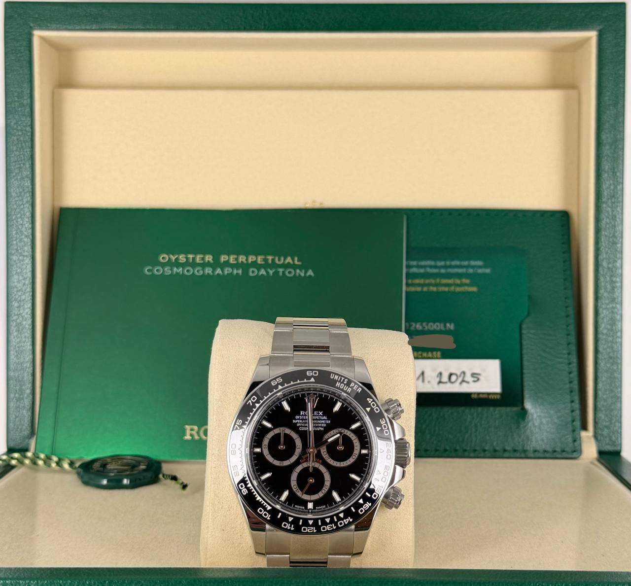 Rolex Daytona Keramik Schwarz Neu 2025 Nov