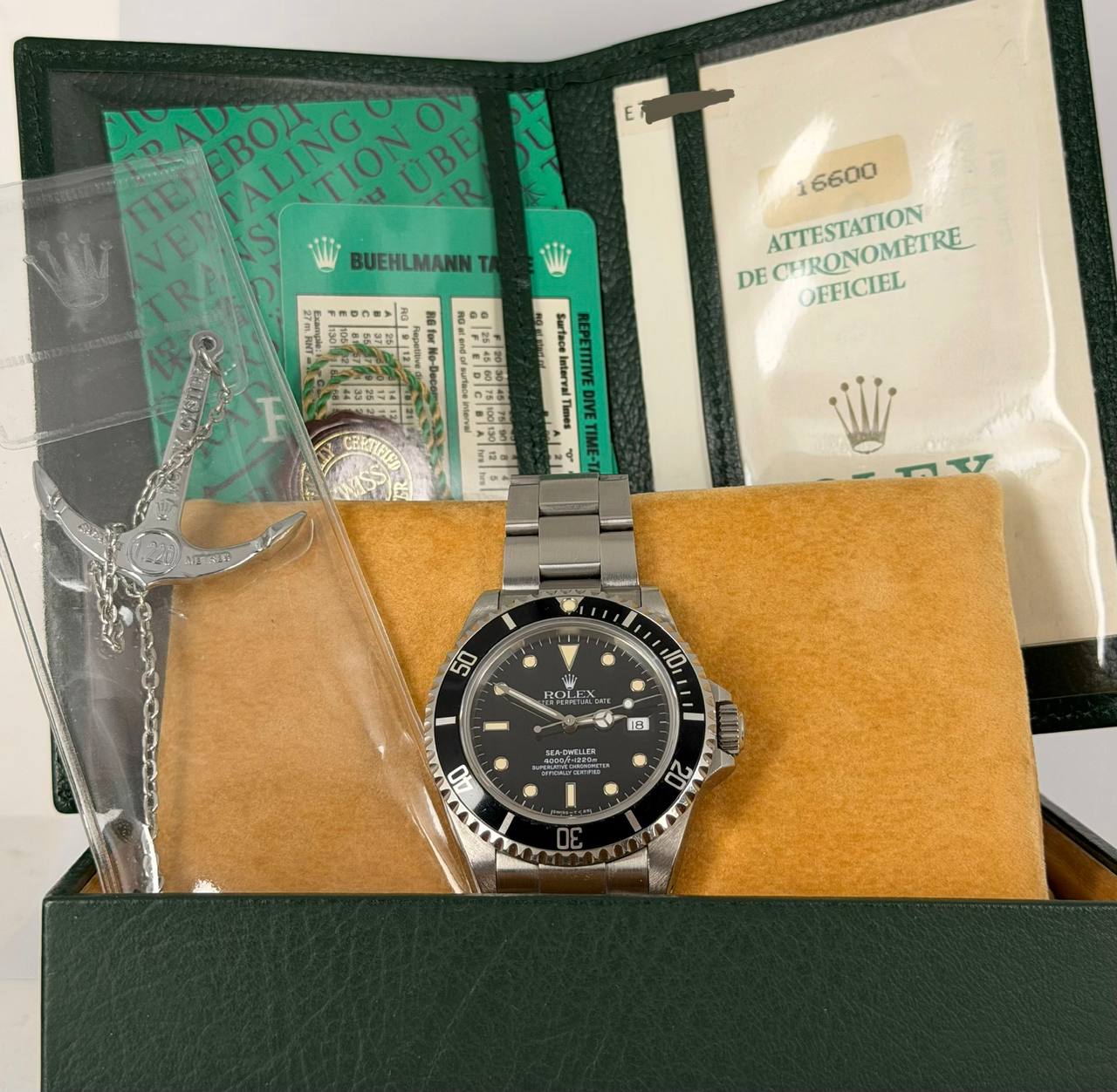 Rolex Sea-Dweller 4000 Komplettset wie neu 1992
