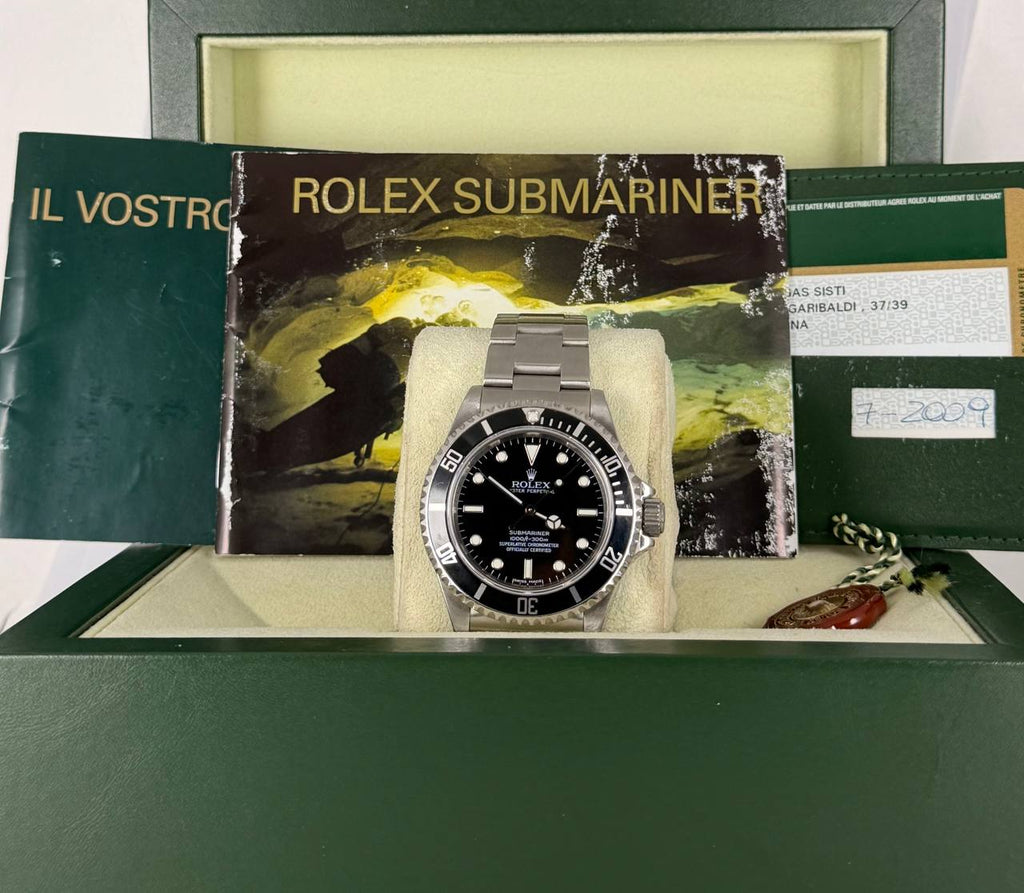 Rolex Submariner (ohne Datum) Komplettset wie neu, lange F für passende Größe