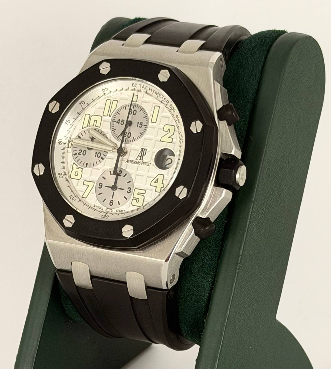 Audemars Piguet Royal Oak Offshore Chronograph Panda-Zifferblatt, sehr guter Zustand, bester Preis in der EU