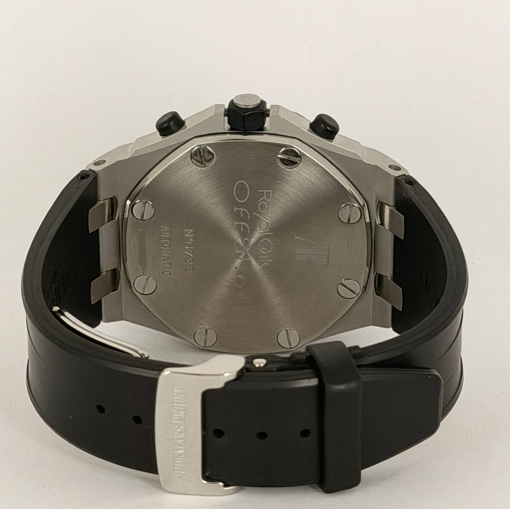 Audemars Piguet Royal Oak Offshore Chronograph Panda-Zifferblatt, sehr guter Zustand, bester Preis in der EU
