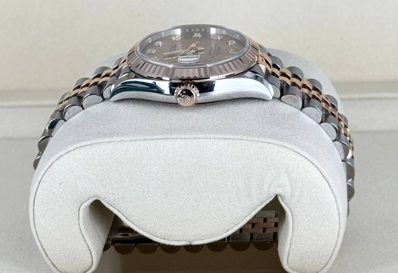 Rolex Datejust 31, Bicolor, mit Box und Papieren